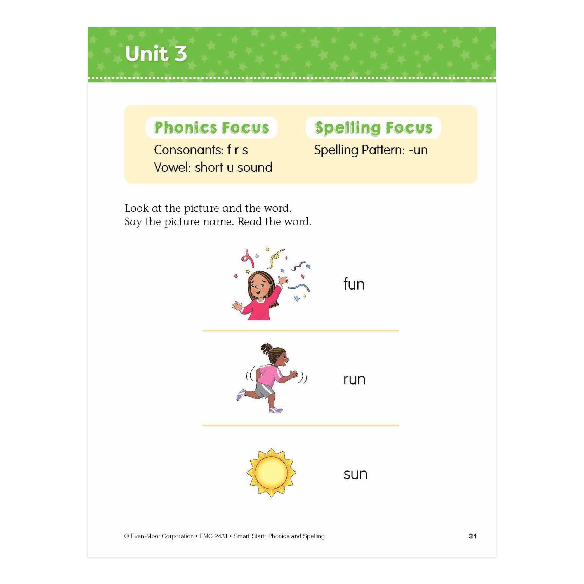 Evan-Moor® Kindergarten Early Learning Spelling Bundle